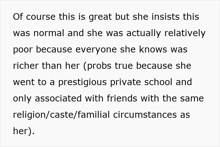 Alt text: Wealthy mom treats house help like family but makes them stay in shed, teen calls out her hypocrisy.