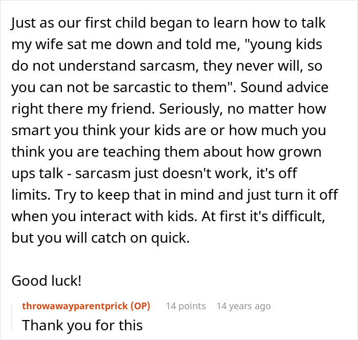 Mom shares husband is awesome to her but a complete jerk to their kids in honest parenting advice text screenshot.
