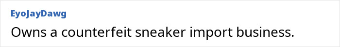 Owns a counterfeit sneaker import business rich success story