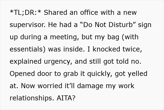 Guy Berates Employee Over Nothing, Then Acts All "Nice" When Employee Says They Are Autistic