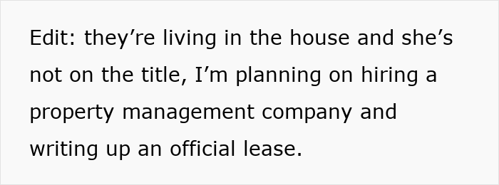 Text excerpt about estranged dad leaving inheritance to daughter, with stepmom demanding to share equally, displayed on plain background.