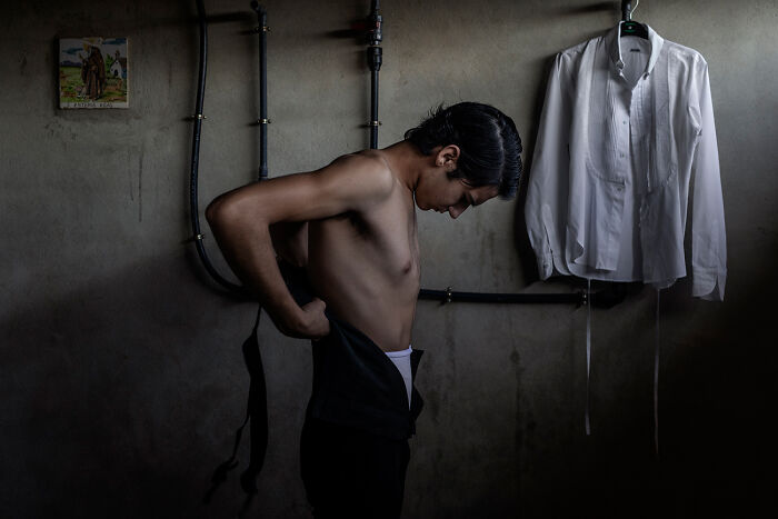 Getting Ready To Bullfight From The Series 'Faith In Bullfighting' By Jordi Cohen