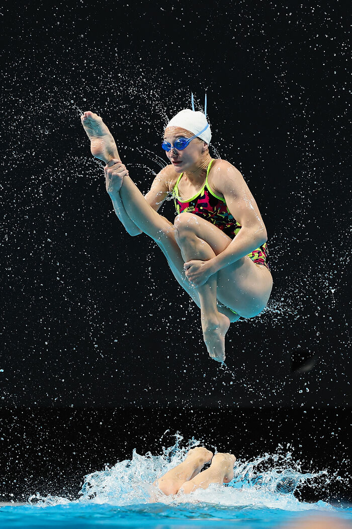 Artistic Water Ballet From The Series 'World Aquatics Artistic Swimming World Cup Super Final 2025' By Zhang Lintao/Getty Images