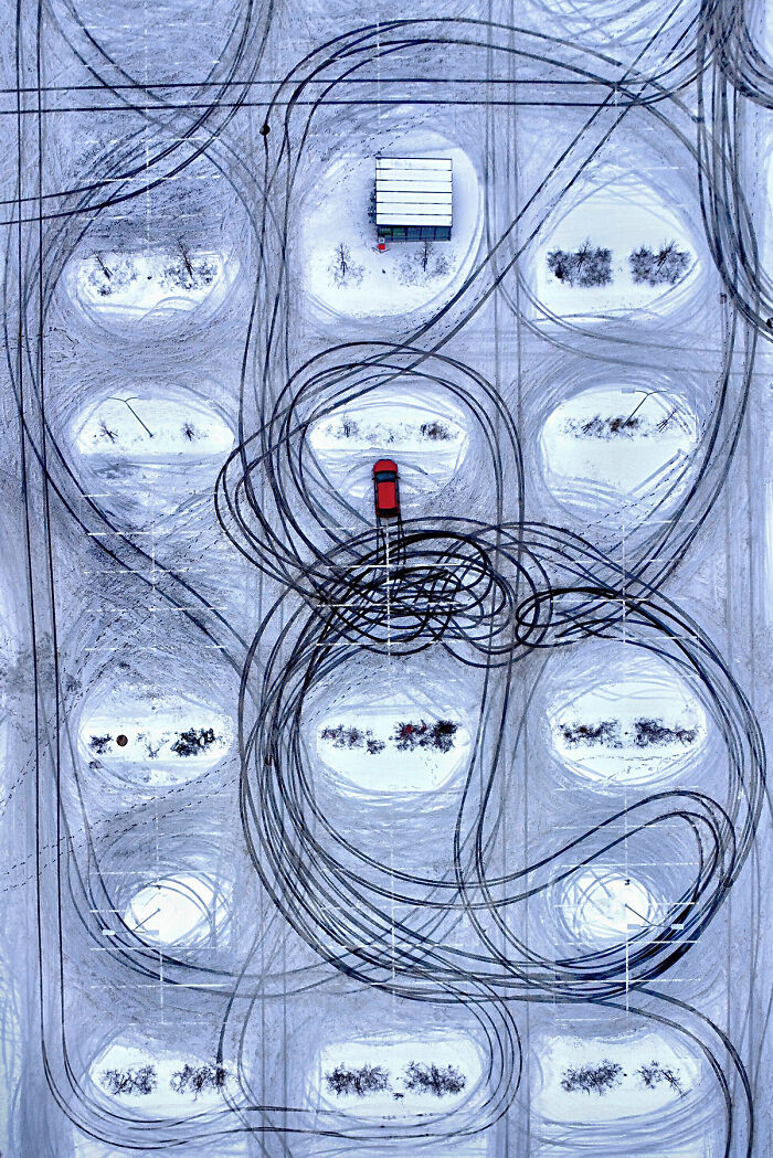 Drawing By Driving By Jiri Kostal