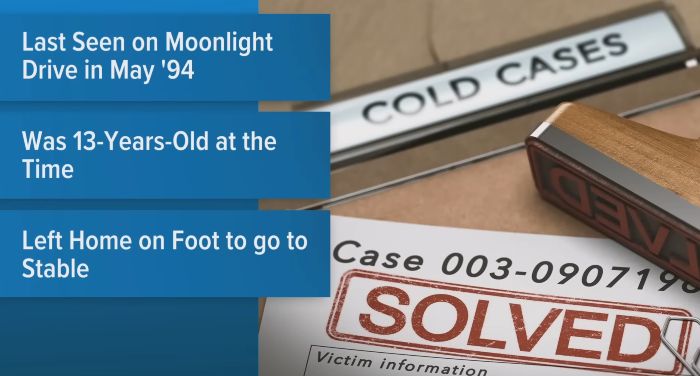 Depois que a menina desaparecida é encontrada viva após 32 anos, o investigador foi embora 