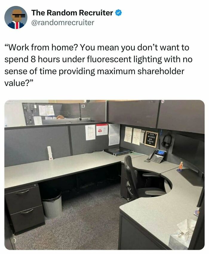 Meme about the struggles of adulthood and fluorescent-lit office workspaces in relatable adult life memes.