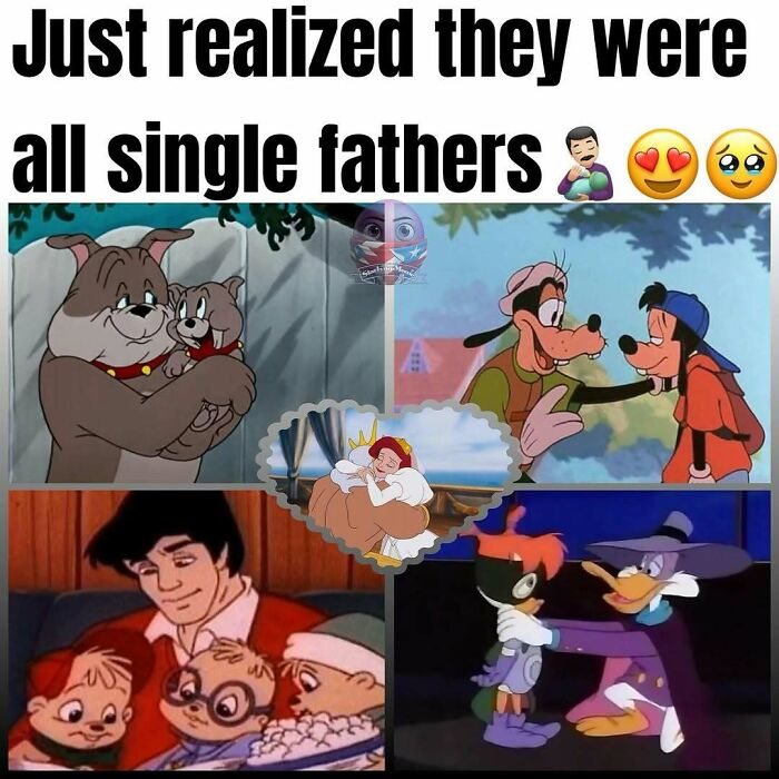 90s memes featuring iconic single father cartoon characters, evoking nostalgia from popular ’90s animated shows.
