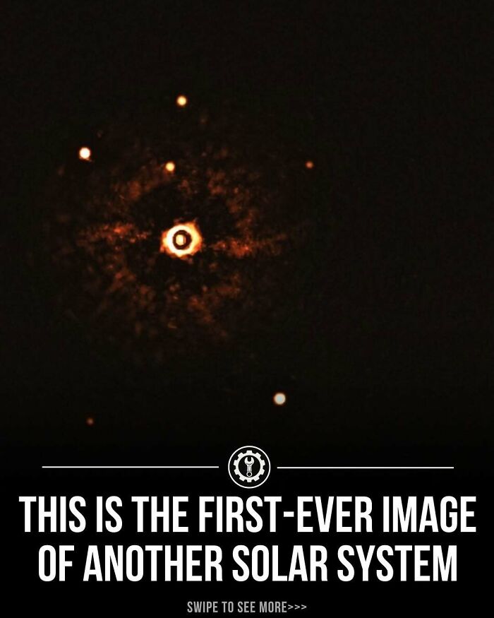 First-ever image of another solar system showing fascinating facts about how everything is made in the universe.