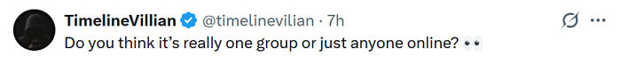 A verified TimelineVillian Twitter account with a dark, hooded profile picture. The MAGA influencer's real identity is discussed.