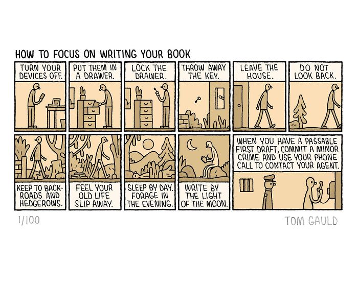 52 Brilliant Comics By Tom Gauld That Turn Books, Art, And Science Into Pure Genius