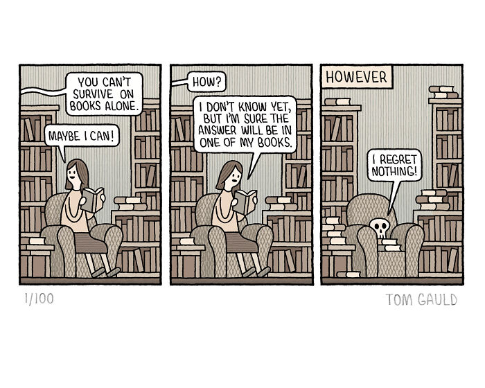52 Brilliant Comics By Tom Gauld That Turn Books, Art, And Science Into Pure Genius