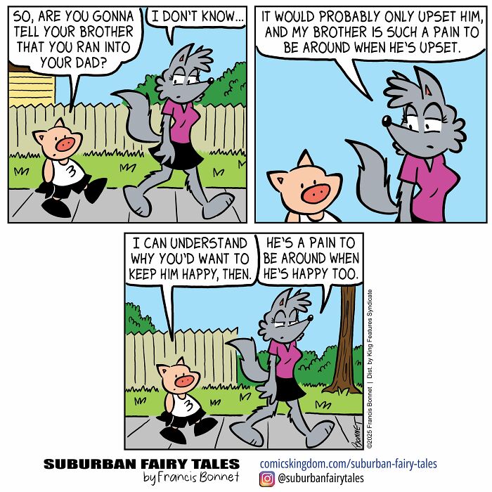 This Cartoonist Creates Hilarious Comics About Pigs And Wolves, And Each One Ends With The Perfect Twist-Interview