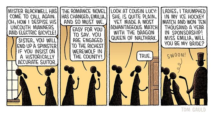 52 Brilliant Comics By Tom Gauld That Turn Books, Art, And Science Into Pure Genius