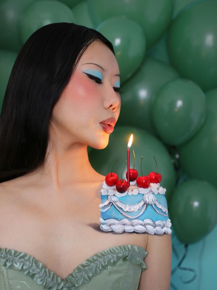 Korean Artist Goes Viral For Transforming Herself Into Mind-Bending Optical Illusions Without Any Photoshop (31 New Pics)