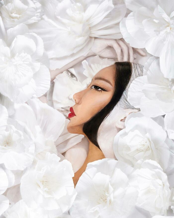 Korean Artist Goes Viral For Transforming Herself Into Mind-Bending Optical Illusions Without Any Photoshop (31 New Pics)