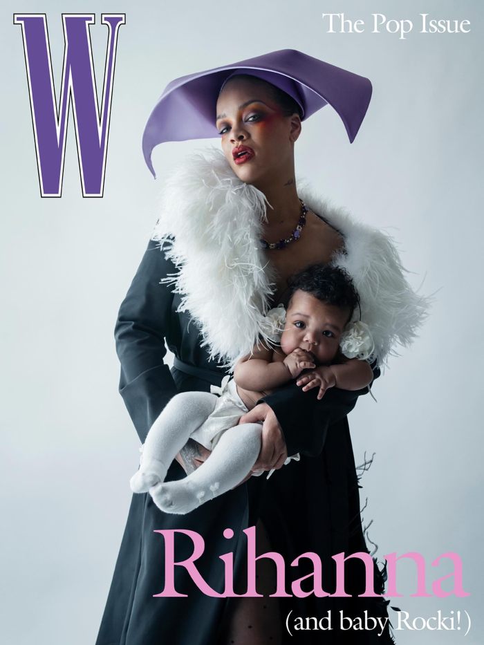 Capa da W Magazine de Rihanna com a filha Rocki deixa fãs conversando após perceberem detalhes estranhos