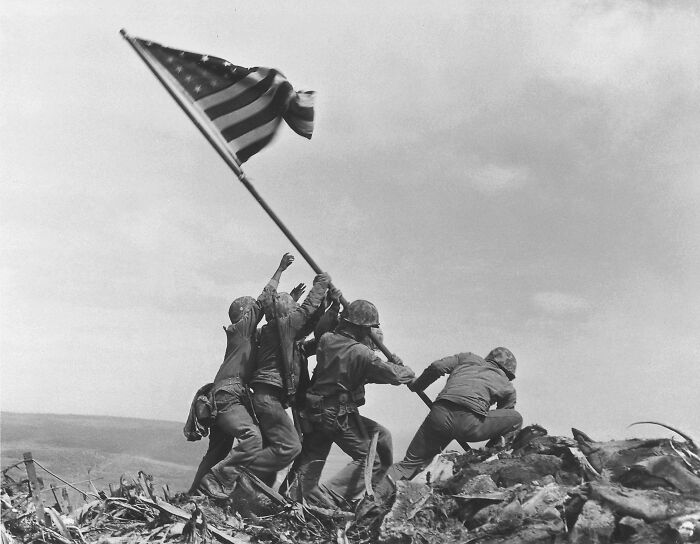 Raising The Flag On Iwo Jima, Joe Rosenthal, 1945
