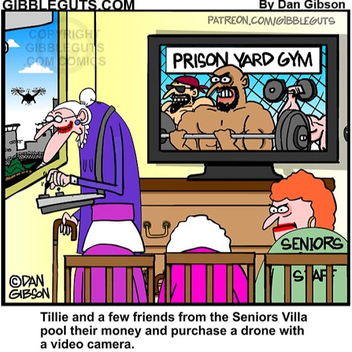 These Hilarious One-Panel Comics By Dan Gibson Prove Growing Old Is Anything But Boring (40 New Pics)