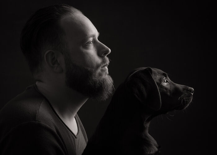 These Studio Portraits Capture The Deep, Silent Bond Between Dogs And Their Humans (30 Pics)