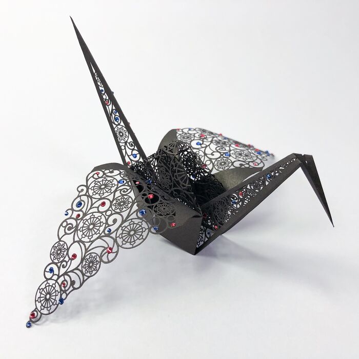 This Artist Transforms Paper Into Poetry With Thousands Of Delicate Origami Cranes