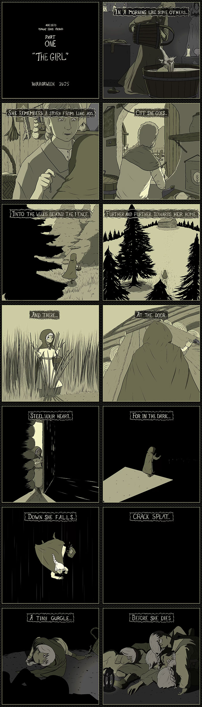 A série de quadrinhos Horrorween deste artista adiciona um toque inteligente ao terror clássico (19 novas fotos)