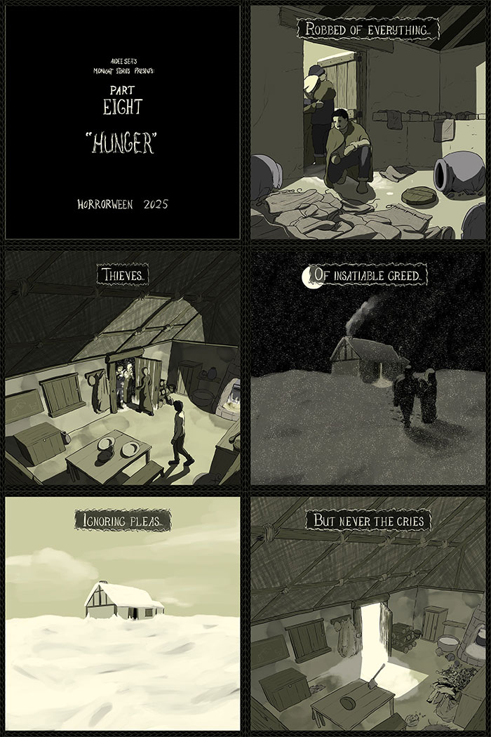 A série de quadrinhos Horrorween deste artista adiciona um toque inteligente ao terror clássico (19 novas fotos)