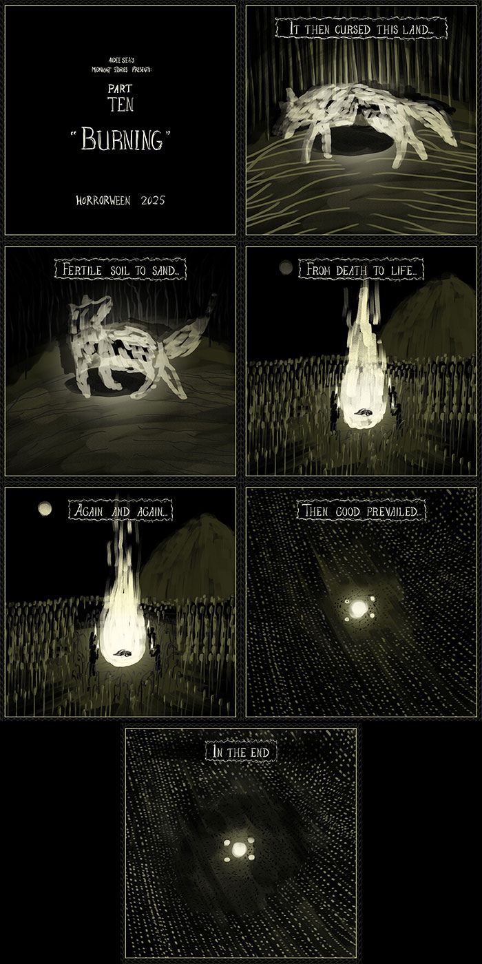 A série de quadrinhos Horrorween deste artista adiciona um toque inteligente ao terror clássico (19 novas fotos)