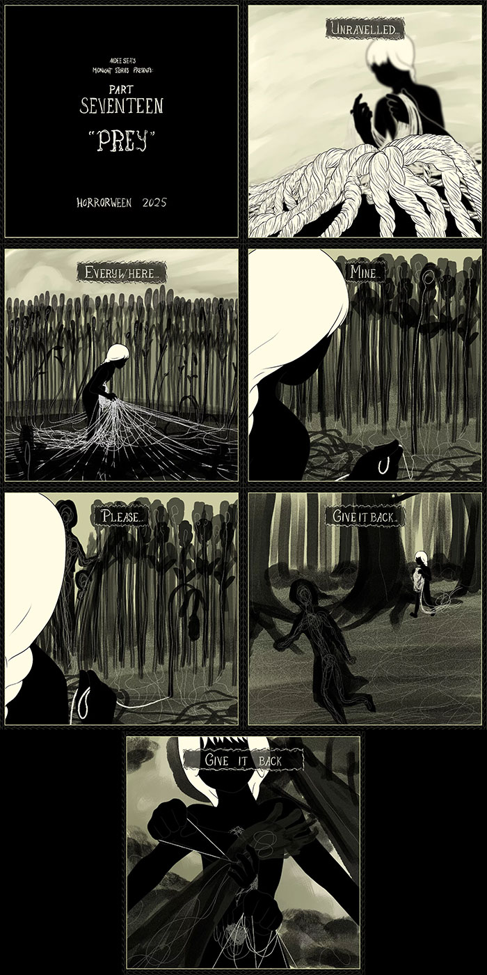 A série de quadrinhos Horrorween deste artista adiciona um toque inteligente ao terror clássico (19 novas fotos)