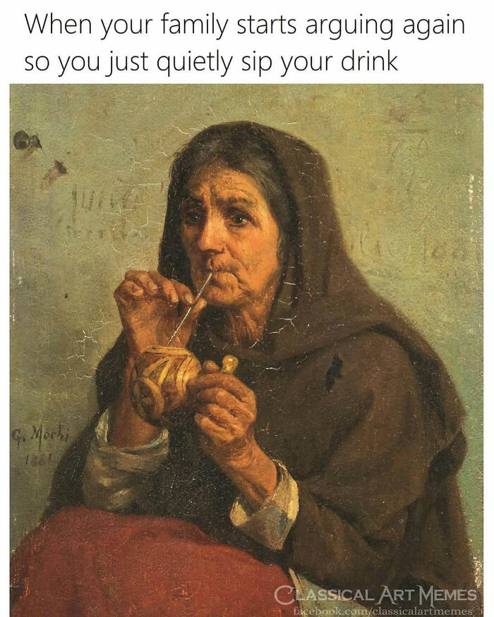 This Page With Over 700k Followers Turns Classical Paintings Into Relatable And Hilarious Memes