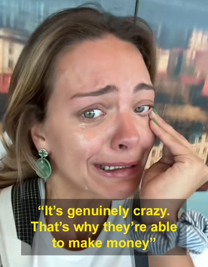 Woman crying and upset, illustrating a health and wellness girly facing a brutal wake-up call after trying to blast airline.