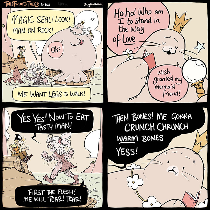 35 ‘Twistwood Tales’ Comics That Are Wholesome On The Surface And Weirdly Real Underneath (New Pics)