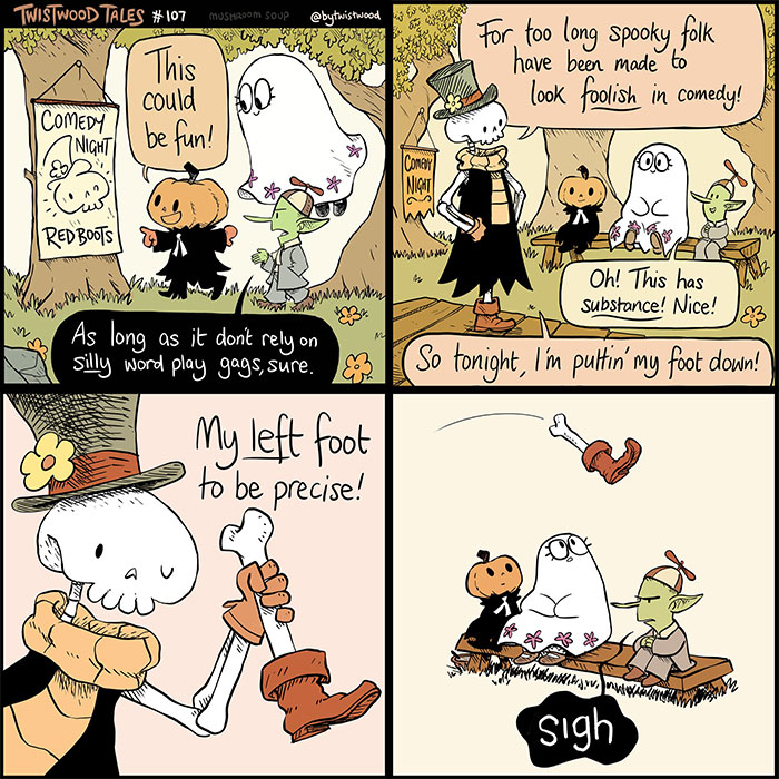 35 ‘Twistwood Tales’ Comics That Are Wholesome On The Surface And Weirdly Real Underneath (New Pics)