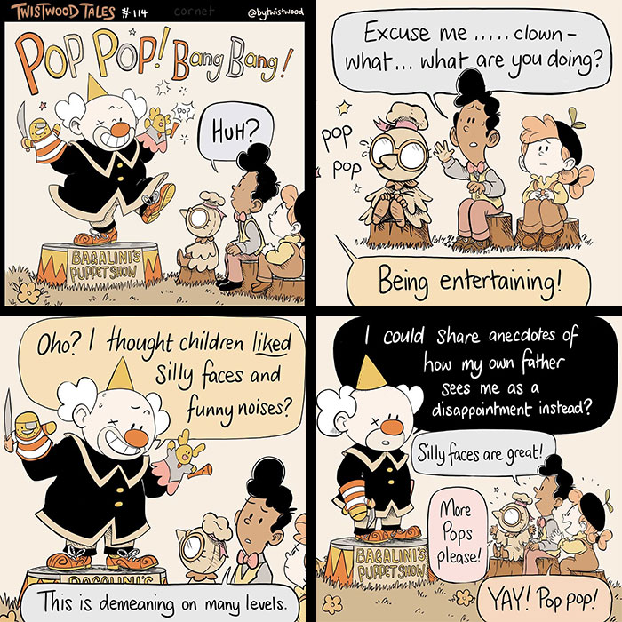 35 ‘Twistwood Tales’ Comics That Are Wholesome On The Surface And Weirdly Real Underneath (New Pics)