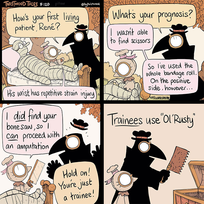 35 ‘Twistwood Tales’ Comics That Are Wholesome On The Surface And Weirdly Real Underneath (New Pics)