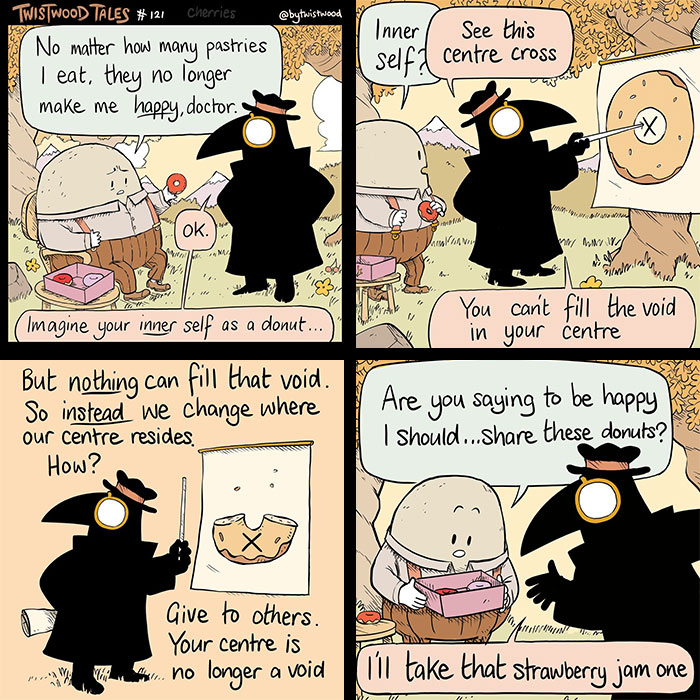 35 ‘Twistwood Tales’ Comics That Are Wholesome On The Surface And Weirdly Real Underneath (New Pics)