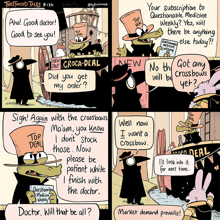 35 ‘Twistwood Tales’ Comics That Are Wholesome On The Surface And Weirdly Real Underneath (New Pics)