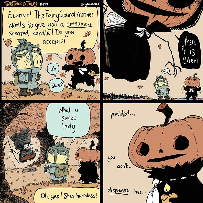 35 ‘Twistwood Tales’ Comics That Are Wholesome On The Surface And Weirdly Real Underneath (New Pics)