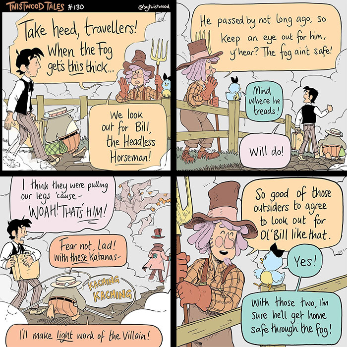 35 ‘Twistwood Tales’ Comics That Are Wholesome On The Surface And Weirdly Real Underneath (New Pics)