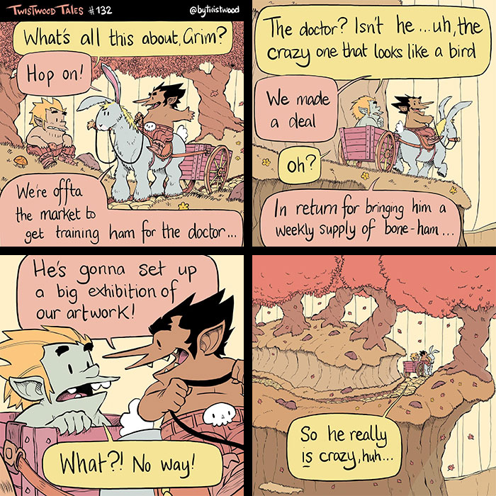 35 ‘Twistwood Tales’ Comics That Are Wholesome On The Surface And Weirdly Real Underneath (New Pics)