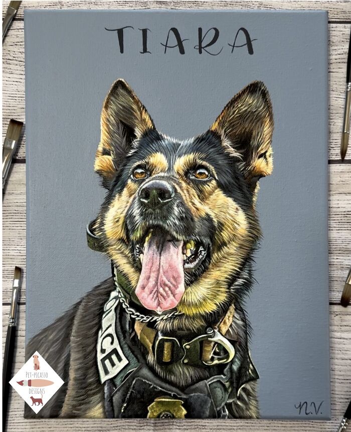 This Artist Paints Incredibly Detailed Pet Portraits That Owners Can Treasure Forever (33 Pics)