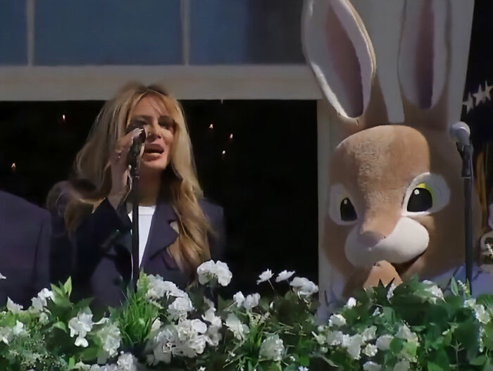 Melania Trump's Look At White House Easter Egg Roll Reignites Body Double Conspiracy Theory Over Odd Details