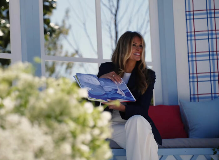 Melania Trump's Look At White House Easter Egg Roll Reignites Body Double Conspiracy Theory Over Odd Details