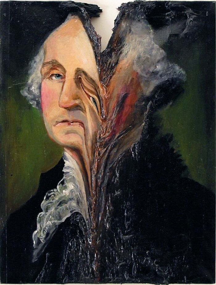 George Washington Melted