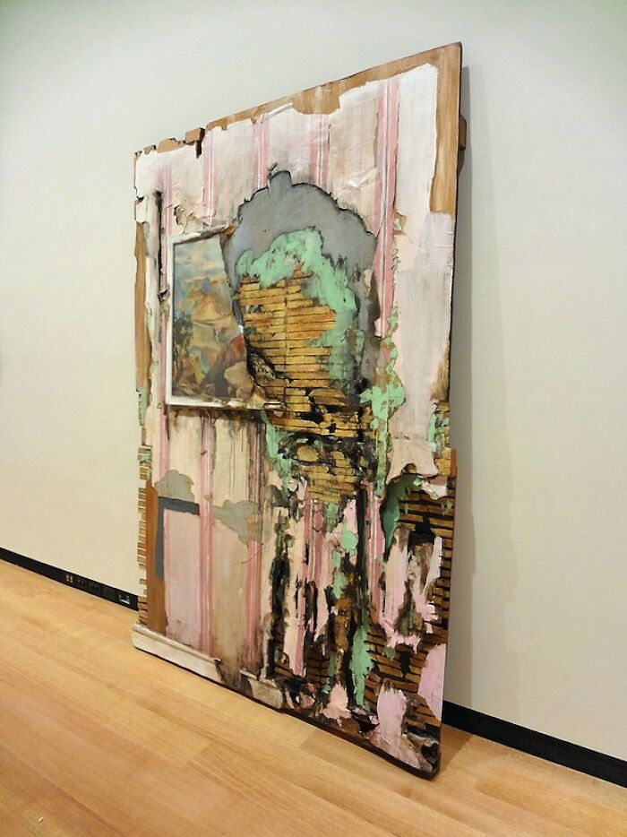 Cracked Canyon With Wall