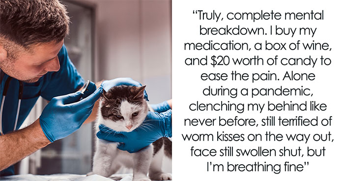 Woman Brings Home Cute Senior Cat, Accidentally Signs Up For Matching Tapeworms And Expensive Regret