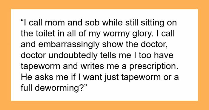 Woman Brings Home Cute Senior Cat, Accidentally Signs Up For Matching Tapeworms And Expensive Regret