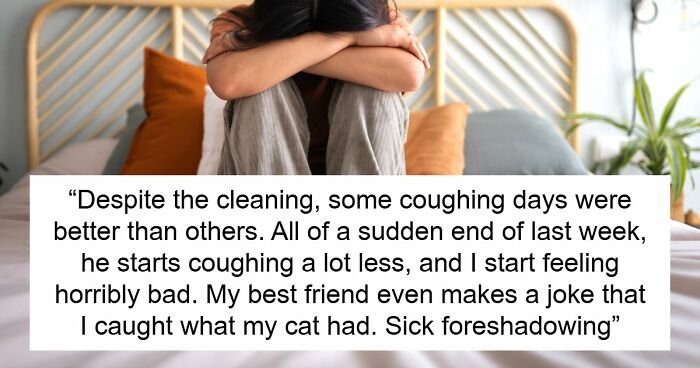 Woman Brings Home Cute Senior Cat, Accidentally Signs Up For Matching Tapeworms And Expensive Regret