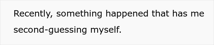 Text screenshot: "Recently, something happened that has me second-guessing myself." A cruel mom is mentioned in the article.