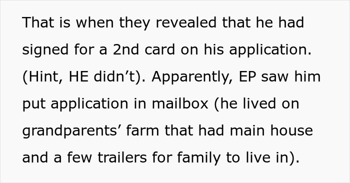 Text details how a young family's plans to buy a house were impacted by debt.