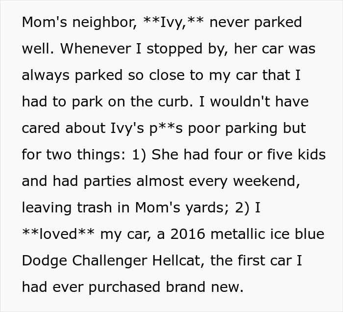 Entitled woman damages guy&rsquo;s car, ignores him, leading to her kids being taken away after the incident.